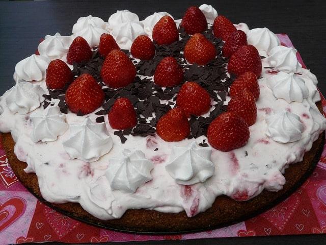 Erdbeer-Sahne-Kuchen