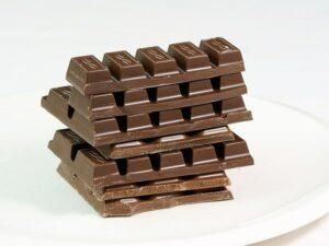 Schokolade überzogenen Essens