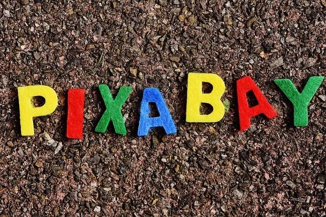 Pixabay Logo bunt