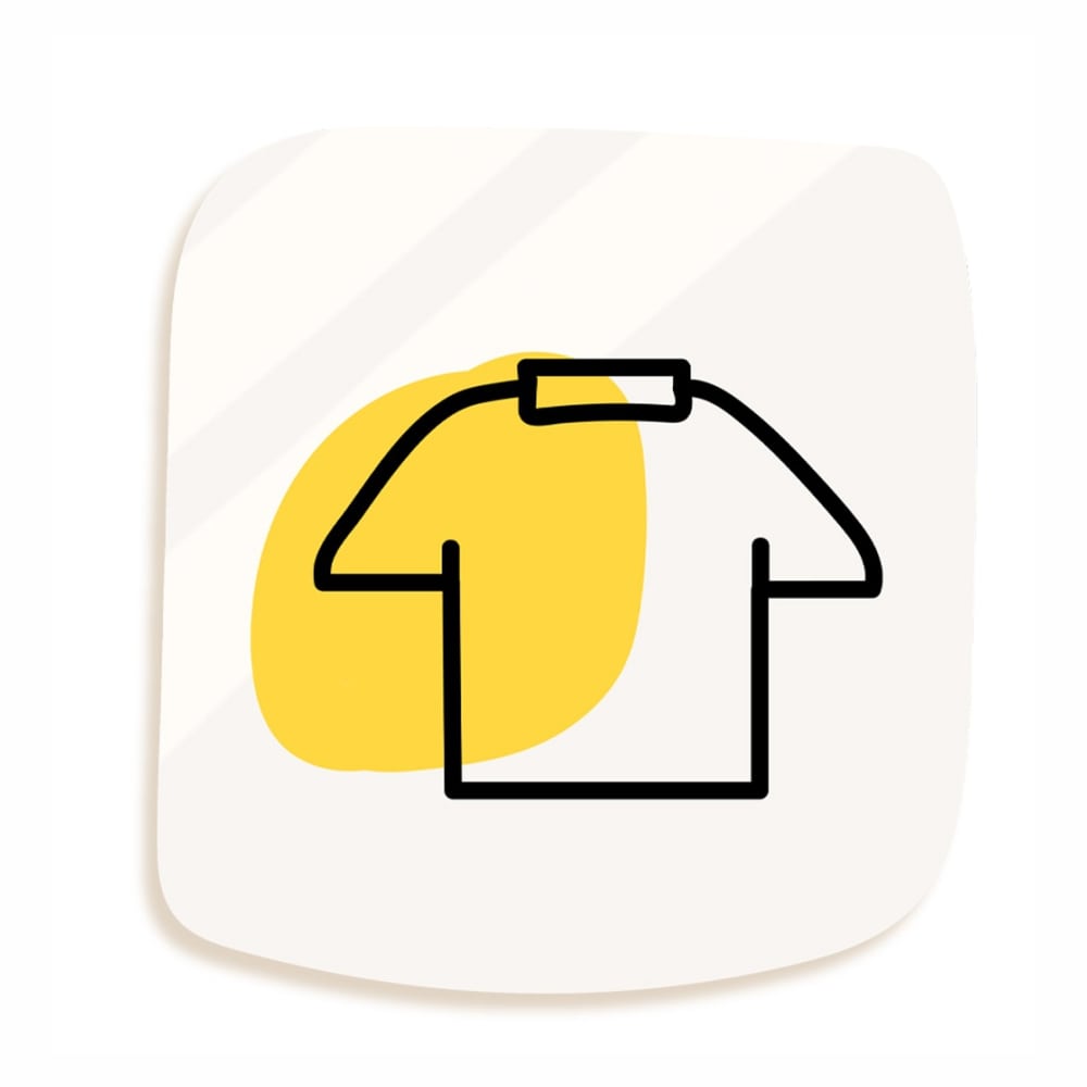 Privatschilder, Funschilder – Icon Privatkleidung T-Shirt
